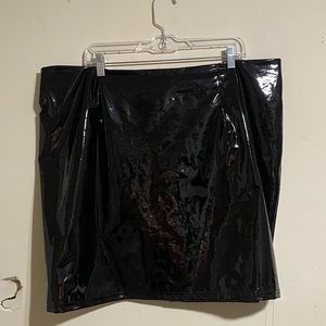 SHEIN SXY Plus PU Leather Bodycon Skirt Sz 3x or 18